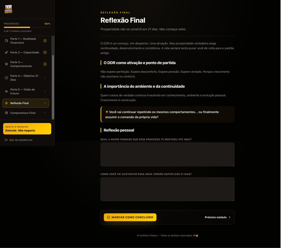 Reflexão e compromisso final